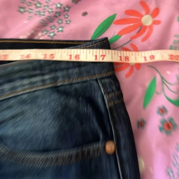 J Brand Aidan Boyfriend Jeans Ringer Wash Dark Blue Denim Sz 29 - Picture 10 of 10